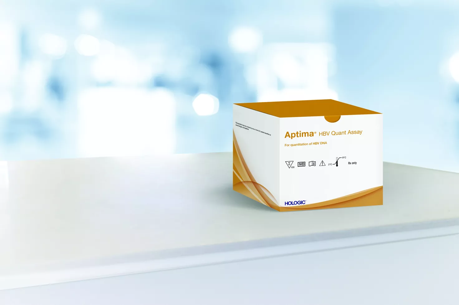 Hologic Aptima® HBV Quant Assay in white background